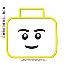 Lego Applique 02 Embroidery Design